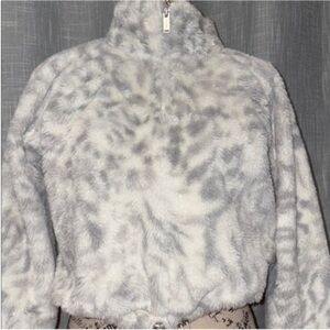 Calvin Klein Gray Teddy Jacket